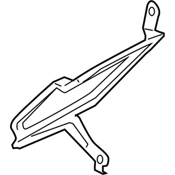 Mopar 5187495AD Bracket-POWERTRAIN Control Module 5187495AD Mopar Bracket-POWERTRAIN Control Module Illustration 1 of 1
