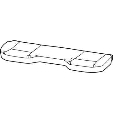 1NN75BD3AA Mopar Rear Seat Cushion Cover Illustration 1 of 1