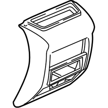 5HG72DX9AA Mopar Instrument Panel Bezel Illustration 1 of 1
