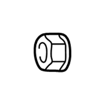 6505248AA Mopar Hexagon Flange Lock Nut Illustration 1 of 1