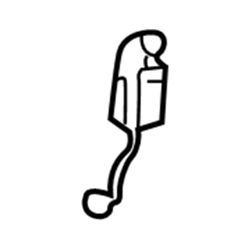 QN16WL8AF Mopar Door Latch Knob Illustration 1 of 1