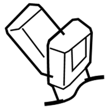 1CA871DVAA Mopar 2 Passenger Inner Seat Belt Illustration 1 of 1