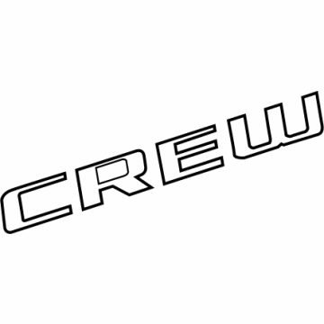 68086444AA Mopar Nameplate Illustration 1 of 1