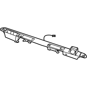68096254AB Mopar Liftgate Handle Illustration 1 of 1