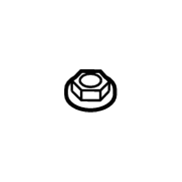 6508910AA Mopar Nut Illustration 1 of 1
