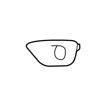 68240375AA Mopar Fog Lamp Bezel Illustration 1 of 1