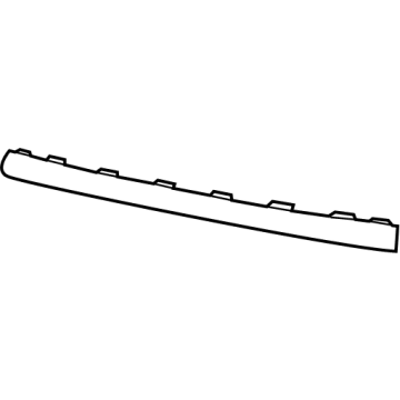 68143106AB Mopar Fascia Applique Illustration 1 of 1