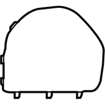 1VV31DX9AA Mopar Cover-Access Door Trim Illustration 1 of 1