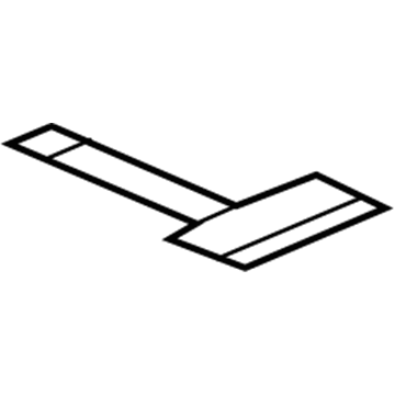 68265143AA Mopar Air Bag Warning Label Illustration 1 of 1