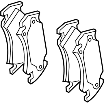 2006 Dodge Ram 1500 Brake Pad - 5143402AB