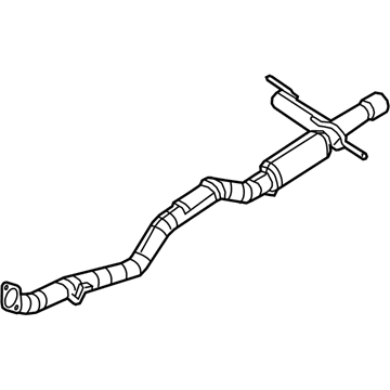 68172259AE Mopar Front Exhaust Pipe Illustration 1 of 1
