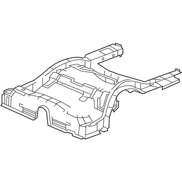 68086624AF Mopar Rear Rail Illustration 1 of 1