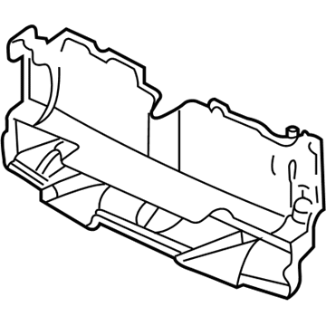 Mopar MR956332 Duct-Front Bumper Air Guide MR956332 Mopar Duct-Front Bumper Air Guide Illustration 1 of 1