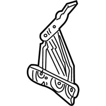 2002 Dodge Durango Hood Hinge - 55255449AF