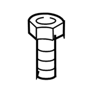6104044AA Mopar Hexagon Head Bolt Illustration 1 of 1