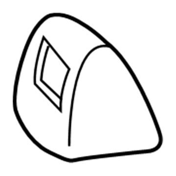 Mopar 5103708AA Cover-Seat Belt Opening 5103708AA Mopar Cover-Seat Belt Opening Illustration 1 of 1