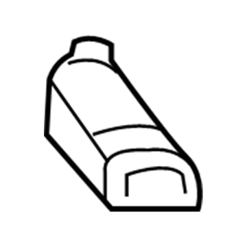 5103709AA Mopar Seat Belt Bezel Illustration 1 of 1