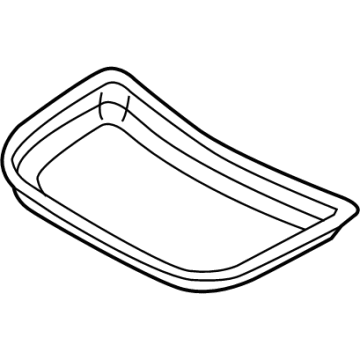 68164482AA Mopar Floor Console Mat Illustration 1 of 1