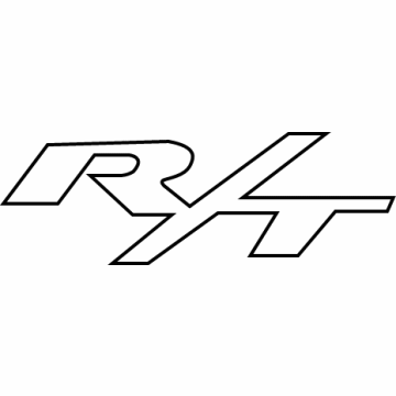 68089242AA Mopar Liftgate Nameplate Illustration 1 of 1