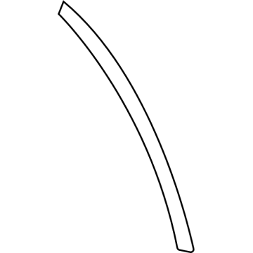 5113643AC Mopar D Pillar Applique Illustration 1 of 1