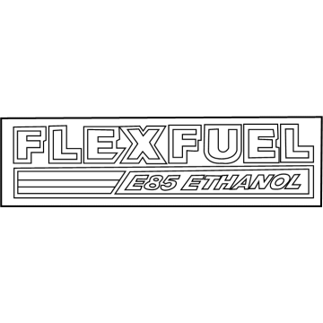 4389988AA Mopar Nameplate Illustration 1 of 1