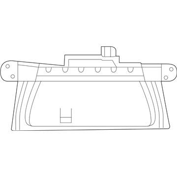 4805845AB Mopar Center High Mounted Stop Lamp Illustration 1 of 1