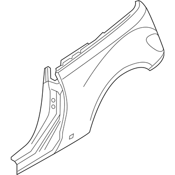 5067212AA Mopar Quarter Panel Illustration 1 of 1