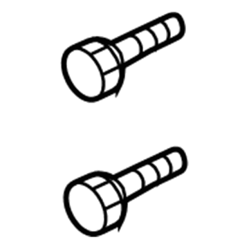 5067529AA Mopar Bumper-Fuel Door Illustration 1 of 1