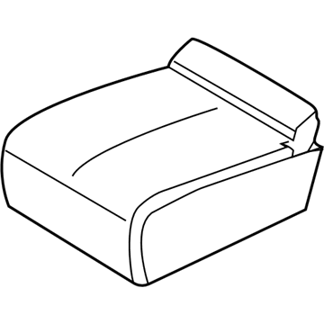 1QA26BD3AA Mopar Front Seat Cushion Cover Illustration 1 of 1