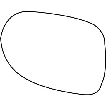 Mopar 68000026AA Mirror Replacement Glass 68000026AA Mopar Mirror Replacement Glass Illustration 1 of 1