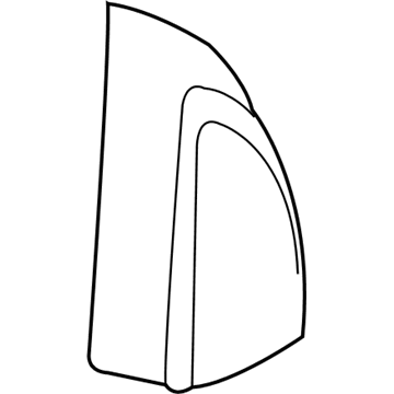 Mopar YD15DX9AA Mirror Opening Cover Bezel YD15DX9AA Mopar Mirror Opening Cover Bezel Illustration 1 of 1
