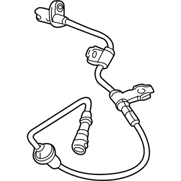 Mopar 4764720AC Anti-Lock Brakes Sensor 4764720AC Mopar Anti-Lock Brakes Sensor Illustration 1 of 1