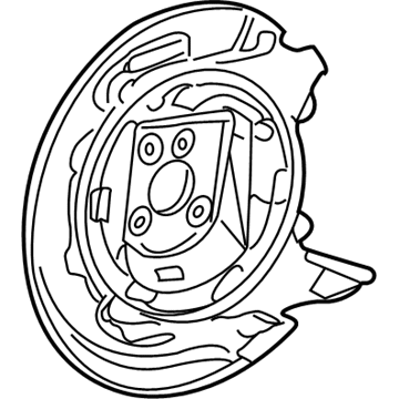 Dodge Shadow Brake Dust Shield - 4423663