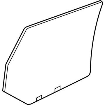55394310AB Mopar Rear Door Glass Illustration 1 of 1