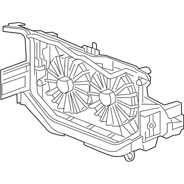 Mopar 68004295AA Fan MODUL-Radiator Cooling 68004295AA Mopar Fan MODUL-Radiator Cooling Illustration 1 of 1