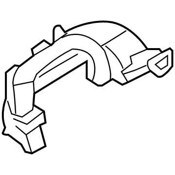 4595851AA Mopar Air Distribution Duct Illustration 1 of 1