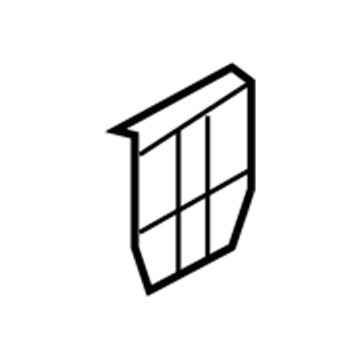 5115315AC Mopar Rail Cap Illustration 1 of 1