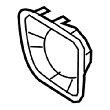 68072152AA Mopar Bezel-Lower Grille Illustration 1 of 1