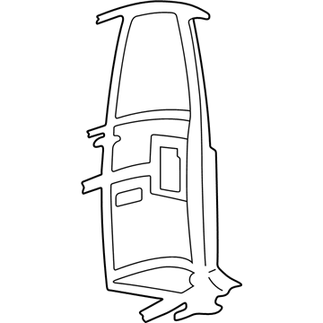 55346705AI Mopar Pillar-Rear Cargo Door Hinge Illustration 1 of 1