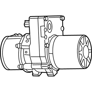 52124998AJ Mopar Power Steering Pump Illustration 1 of 1