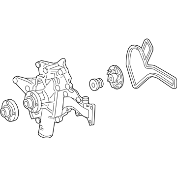 2006 Chrysler Crossfire Water Pump - 5102894AB