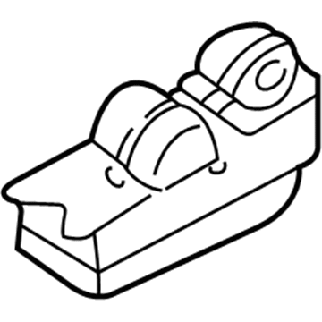 2005 Chrysler Sebring Power Window Switch - MR587779