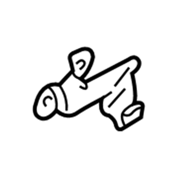 Mopar MR572127 Bracket-Door Pull Handle MR572127 Mopar Bracket-Door Pull Handle Illustration 1 of 1