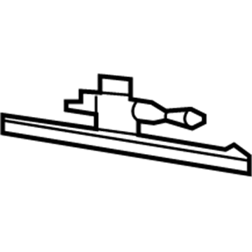 5KU76DX9AA Mopar Rear Header Molding Illustration 1 of 1