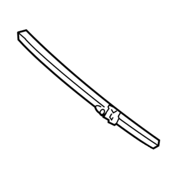 55359366AD Mopar Front Door Glass Lower Channel Illustration 1 of 1