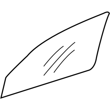 55359428AB Mopar Front Door Glass Illustration 1 of 1