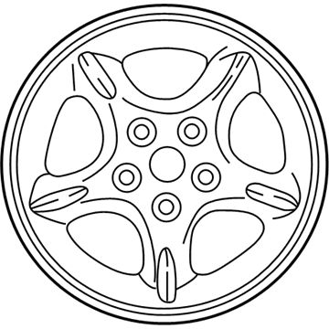 2001 Jeep Wrangler Spare Wheel - 5GK75PAKAA