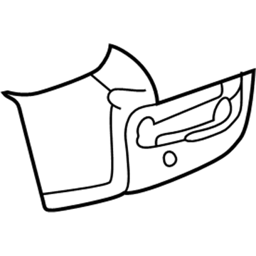 RM42XTMAA Mopar Panel-Left Center Kick Illustration 1 of 1