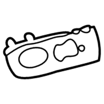 XP50AAAAA Mopar Instrument Panel Bezel Illustration 1 of 1