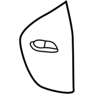 Mopar RA69YBPAE Instrument Panel End Cap End RA69YBPAE Mopar Instrument Panel End Cap End Illustration 1 of 1